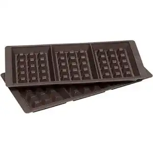 Silikon-Waffelform Lurch 85084 FlexiForm Waffel, 3 Fach, 2er Set