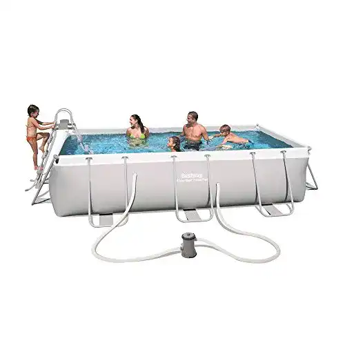 Aufstellpool rechteckig Bestway Frame Pool Power Steel, Set