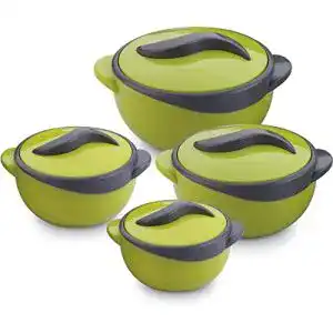 Thermoschüssel Pinnacle Parisa Auflauf-Set, 4 Stück, Plastik, grün