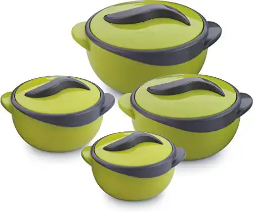 Thermoschüssel Pinnacle Parisa Auflauf-Set, 4 Stück, Plastik, grün