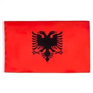 Albanien-Flagge AZ FLAG Flagge ALBANIEN 150x90cm