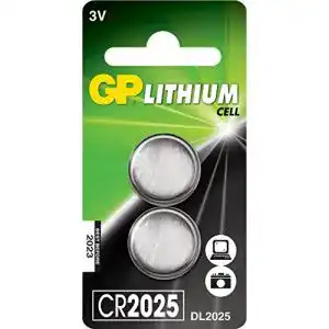 CR2025 GP TONER GP C2 Lithium Knopfzellenbatterie (3Volt), 2er