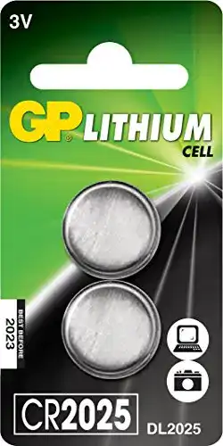 CR2025 GP TONER GP C2 Lithium Knopfzellenbatterie (3Volt), 2er