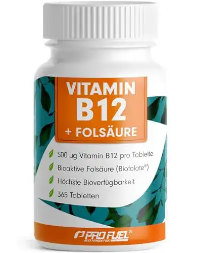 Vitamin-B12-Tabletten ProFuel VITAMIN B12 Tabletten 180x