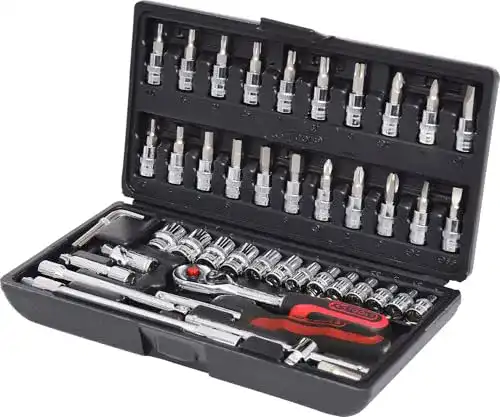 KS-Tools-Ratschenkasten BRILLIANT TOOLS KS Tools 918.0648 1/4 Zoll