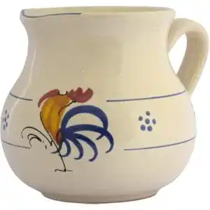 Tonkrug Colì , 15 cm konvexer Krug, Gallo-Serie, Wasserkrug