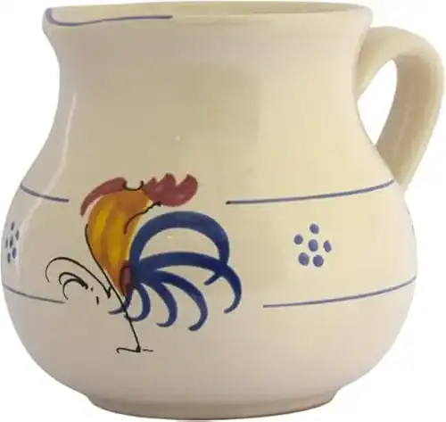 Tonkrug Colì , 15 cm konvexer Krug, Gallo-Serie, Wasserkrug