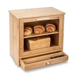 Brotkasten (Holz) Merysen Brotkästen aus Bambus, 2-Lagig