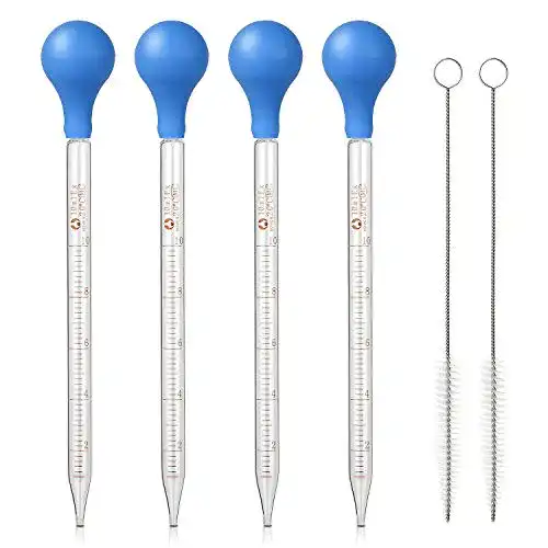 Pipette Hyber&Cara Glas Dropper 10ml mit Gummi-Pipettierball