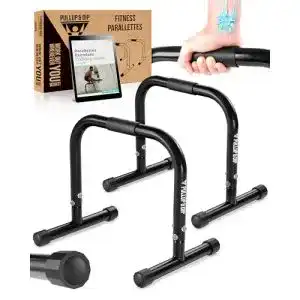 Parallettes PULLUP & DIP Fitness , Medium Minibarren aus Stahl
