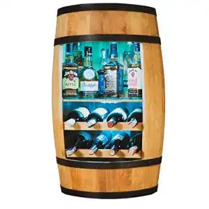 Fass-Bar CREATIVE COOPER Weinregal – Weinschrank Mini Bar