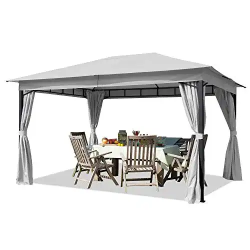 Pavillon (3×4) TOOLPORT Gartenpavillon 3×4 m, wasserdicht