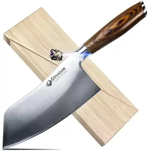 Die beste Chinesisches Kochmesser covacure Küchenmesser 18 cm, rostfrei 2026 Test Bestseller Chinesisches Kochmesser covacure Küchenmesser 18 cm, rostfrei