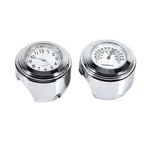 Motorrad-Uhr Qiilu Universal Motorcycle Waterproof Lenkerhalterung