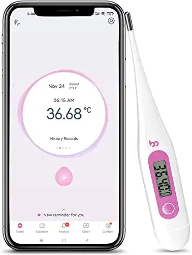 Basalthermometer femometer Vinca, Digital, BBT-Diagramm