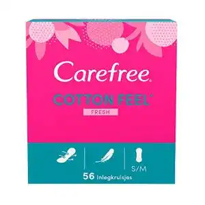 Carefree-Slipeinlagen Carefree Cotton Frischeduft, 56 Einlagen