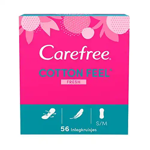 Carefree-Slipeinlagen Carefree Cotton Frischeduft, 56 Einlagen