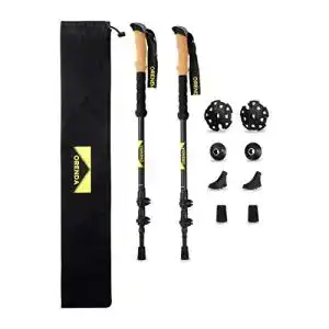Wanderstöcke Kinder Orenda Premium 100% Carbon verstellbar