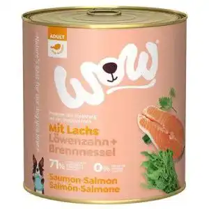 Wow-Hundefutter Wow, nass Adult mit Lachs, 6X 800g