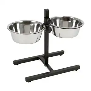 Hundenapf Kerbl Futterbar für Hunde/Katzen inkl. 2 Futternäpfe