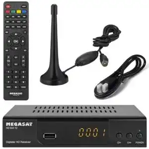 DVB-T2-Receiver netshop 25 Set: Xoro HRT 8720 + HDMI Kabel
