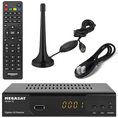 DVB-T2-Receiver netshop 25 Set: Xoro HRT 8720 + HDMI Kabel