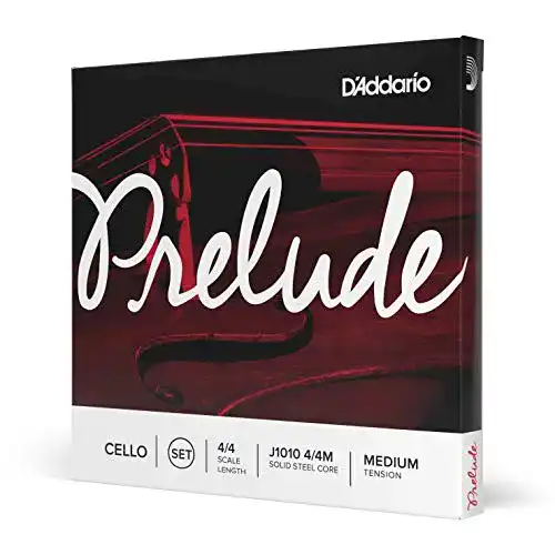 Cellosaiten D’Addario J1010-4/4M Prelude Satz umsponnen