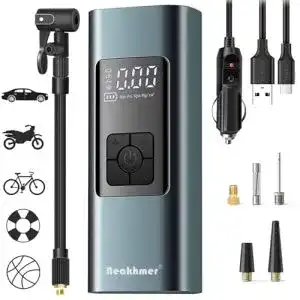 Powerbank mit Kompressor Neakhmer Tragbarer Luftkompressor