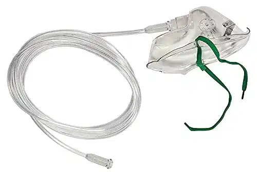 Sauerstoffmaske Droh mit 2,1m Sicherheitsschlauch für Erwachsene