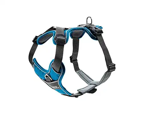 Hundegeschirr Hunter HUNTER DIVO, M, 56 – 73 cm, hellblau/grau