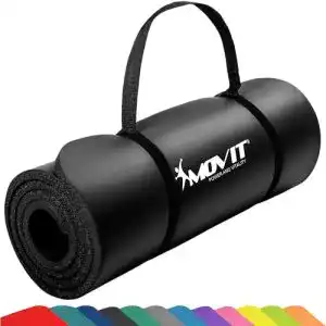 Gymnastikmatte Movit XXL Pilates , Yogamatte, phthalatfrei, 190 x 60 x 1,5cm