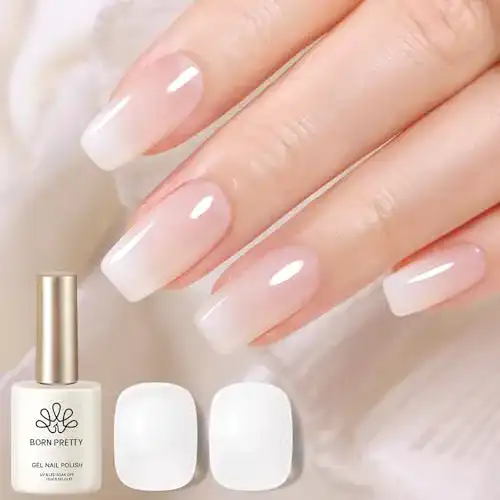 Gel-Nagellack BORN PRETTY Gellack Milchig Weiss, 10 ml