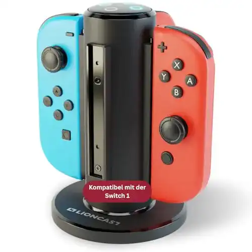 Nintendo-Switch-Controller-Ladestation Lioncast Joy-Con