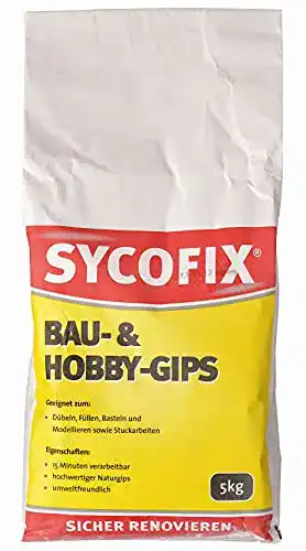 Modelliergips SYCOFIX Bau- und Hobby-Gips, 5kg