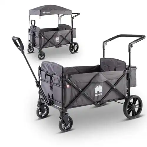 Bollerwagen mit Dach elvent ® Allrounder City Bollerwagen – faltbar