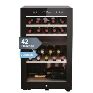 Weinkühlschrank 2 Zonen Haier HWS42GDAU1, 42 Flaschen
