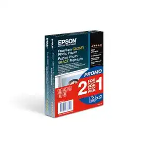 Fotopapier Epson Premium glossy, inkjet A6-Format, 2×40 Blatt