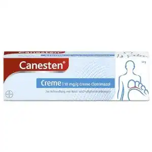 Fußpilz Creme Canesten  Creme gegen Haut- und Fußpilz 50g