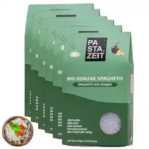 Konjak-Nudeln PASTAZEIT Bio Konjak Nudel Spaghetti (5 x 400g)