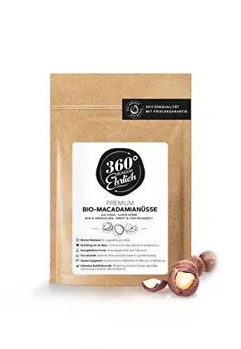 Macadamia-Nüsse 360° rundum ehrlich Macadamianüsse 200 gr