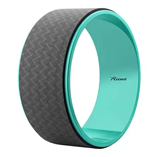 Yoga Wheel REEHUT Yoga Rad Stabiler und Rutschfester Dharma