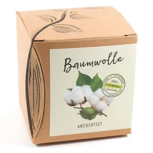 Baumwollsamen NATUR KRAFTWERK Geschenk-Anzuchtset