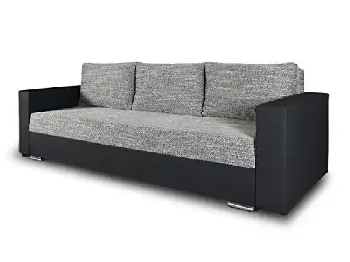 Schlafsofa Sofnet Bird, mit Bettkasten, Klappsofa, Chromfüße