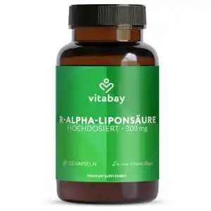 Alpha-Liponsäure vitabay R- 300 mg, 120 vegane Kapseln