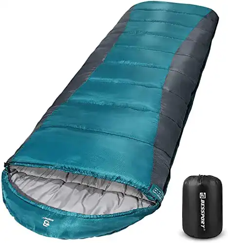 Winterschlafsack Bessport Schlafsack für Camping 3-4 Jahreszeiten