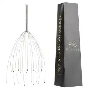 Kopfmassage-Spinne PURAVA ® Das Original mit 20 Fingern