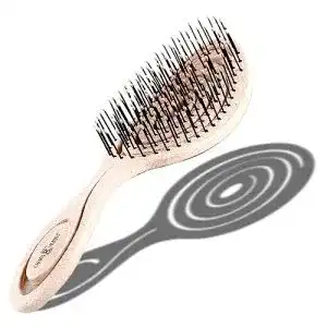 Skelettbürste CHIARA AMBRA Bio Haarbürste, ohne Ziepen