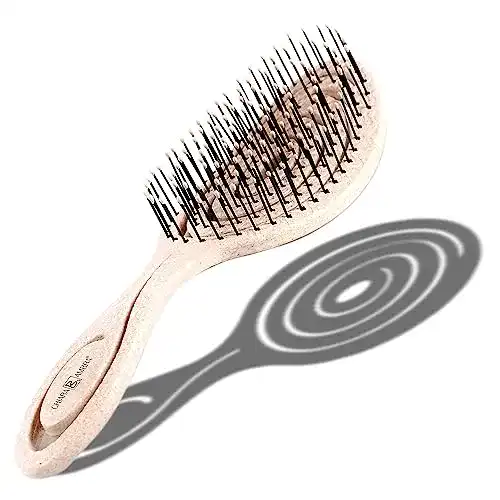 Skelettbürste CHIARA AMBRA Bio Haarbürste, ohne Ziepen
