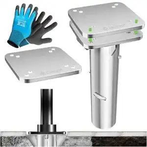 Bodenhülse Sonnenschirm KESSER ® Metall Bodenanker