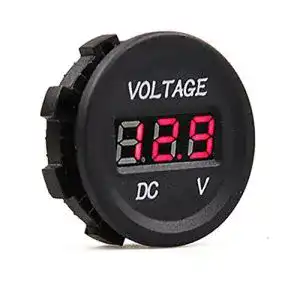 Autobatterietester HOTSYSTEM 12-24V Wasserdicht Digital Voltmeter Messbereich 6-30V LED Spannungsanzeige Für Auto Motorrad LKW Rot